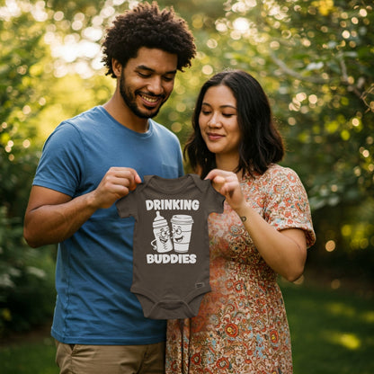 New Drinking Buddies Coffee Onesies & Bodysuits