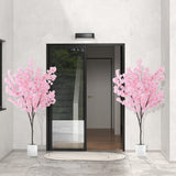 6.5 FT Tall Artificial Cherry Blossom Tree with 1170 Pink Flowers