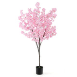 6.5 FT Tall Artificial Cherry Blossom Tree with 1170 Pink Flowers