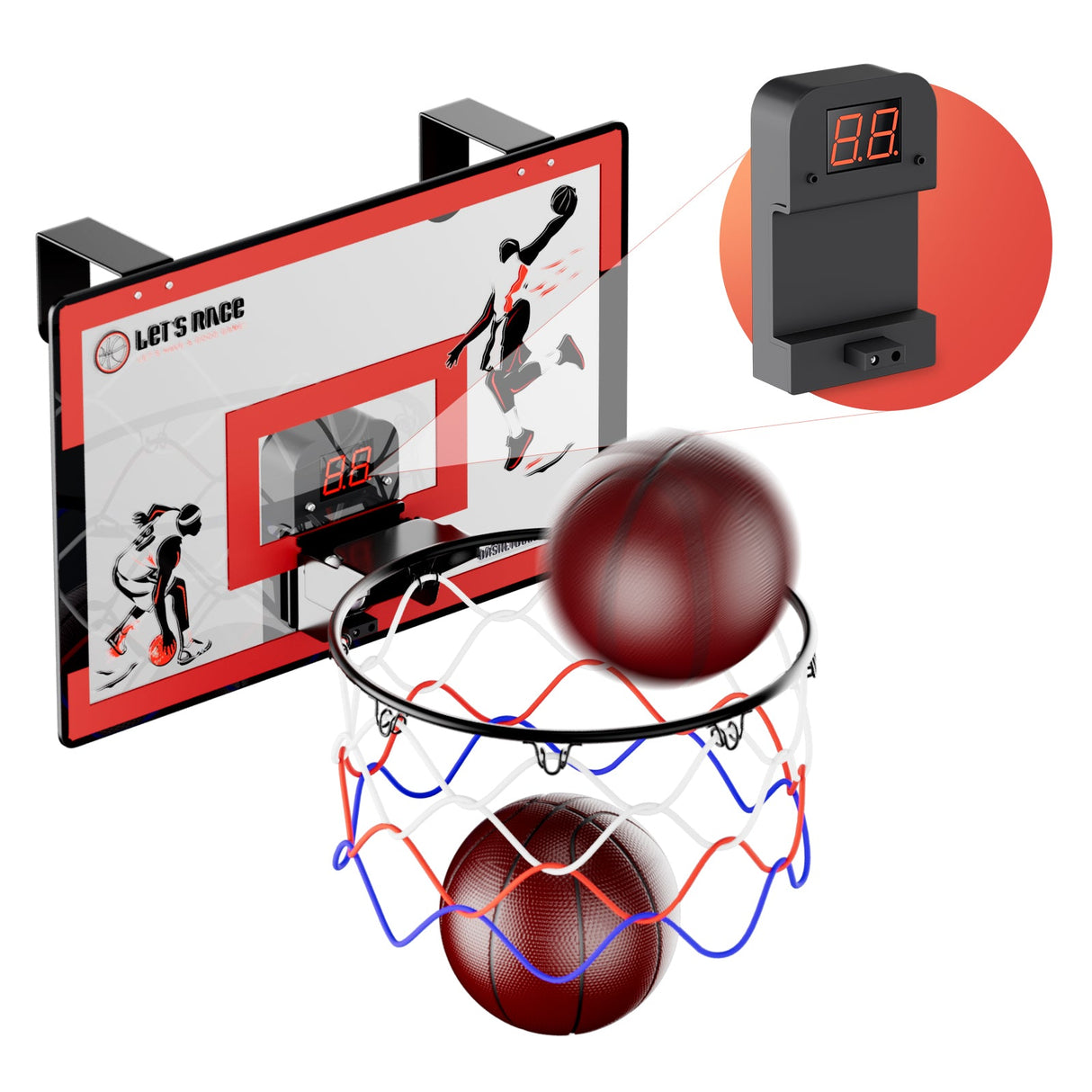 Contixo Kids Basketball Hoop with Electronic Score Board by Contixo