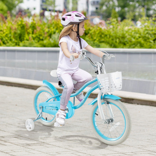 14/16/18 Inch Kids Bike with Dual Brakes and Adjustable Seat-16 inches