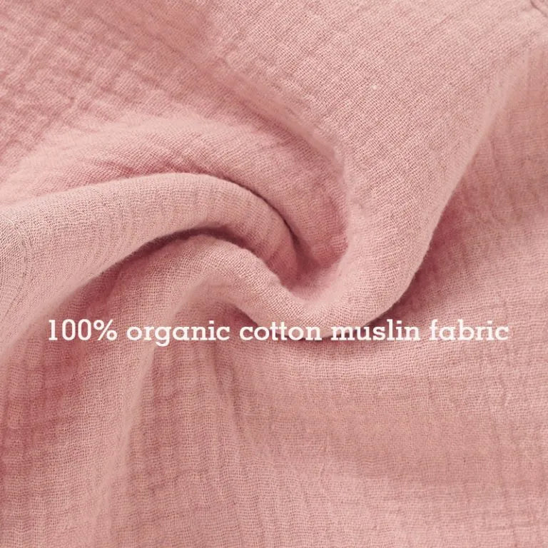Baby Infant 100% Organic Muslin Cotton Burp & Wash Cloth 3 Pack