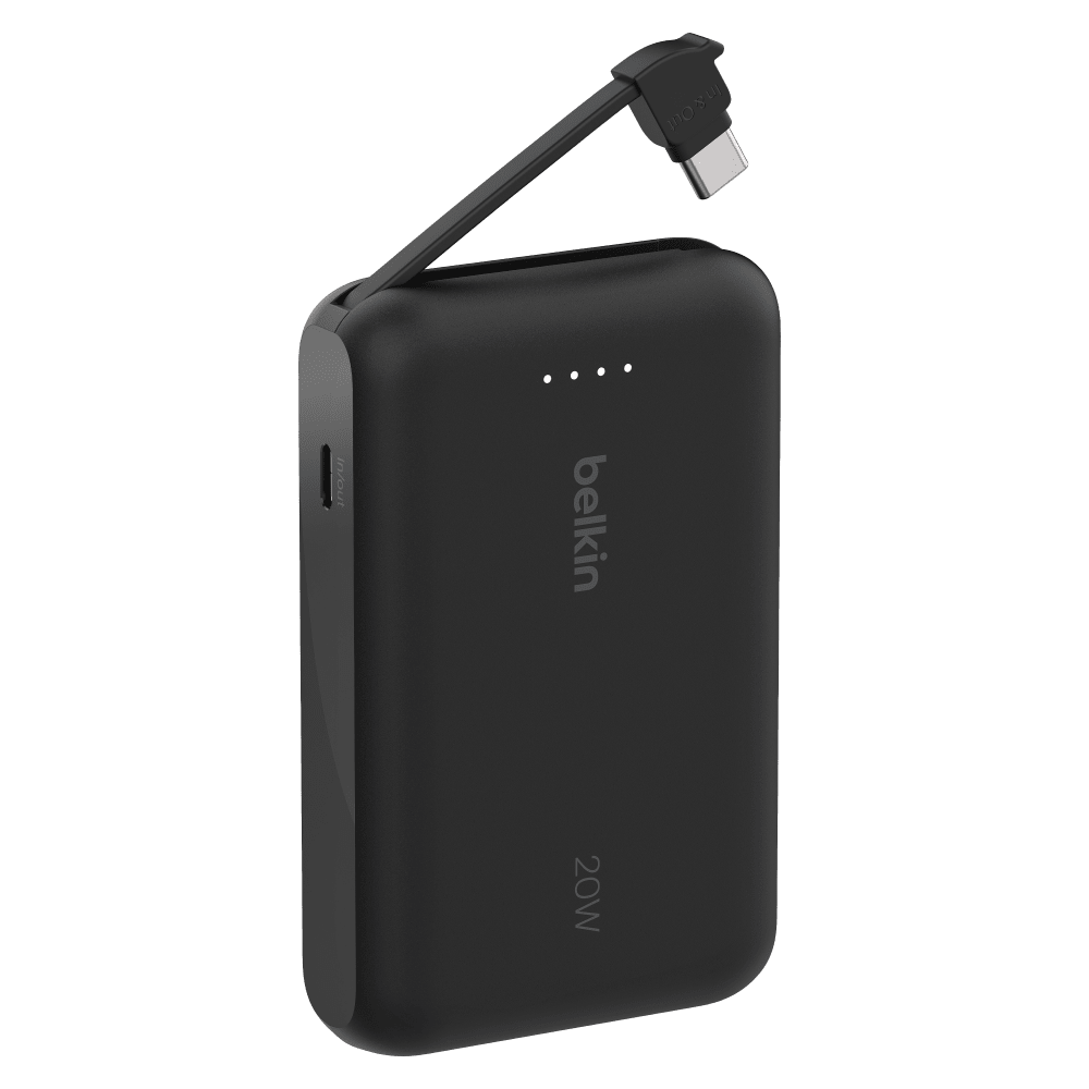 Belkin BoostCharge Power Bank with Integrated Cable 10,000 mAH by Belkin