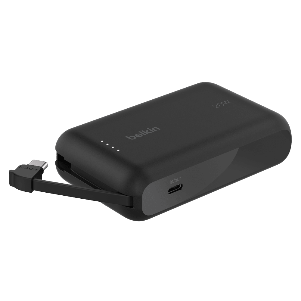 Belkin BoostCharge Power Bank with Integrated Cable 10,000 mAH by Belkin