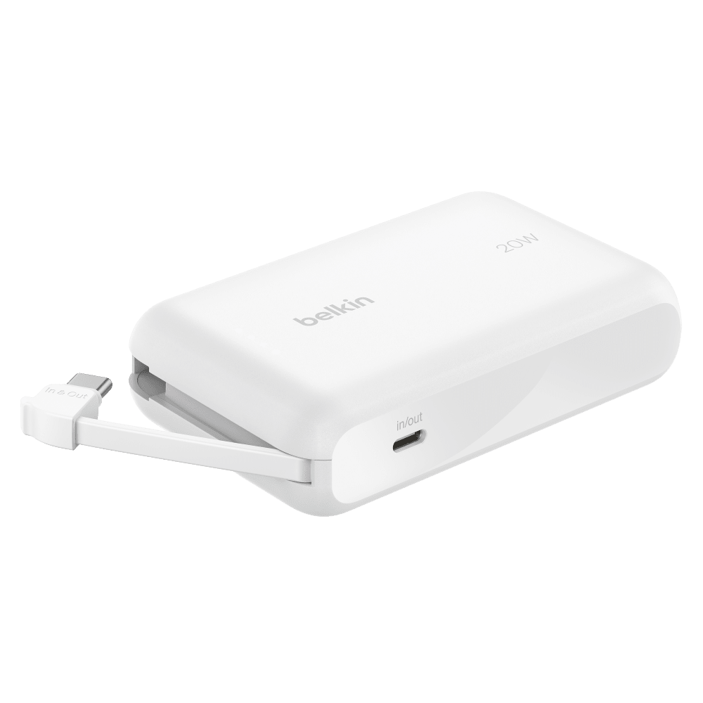 Belkin BoostCharge Power Bank with Integrated Cable 10,000 mAH by Belkin