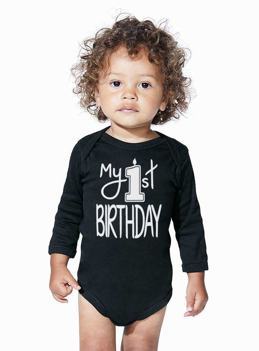 My 1st Birthday Onesies & Bodysuits Long-Sleeve