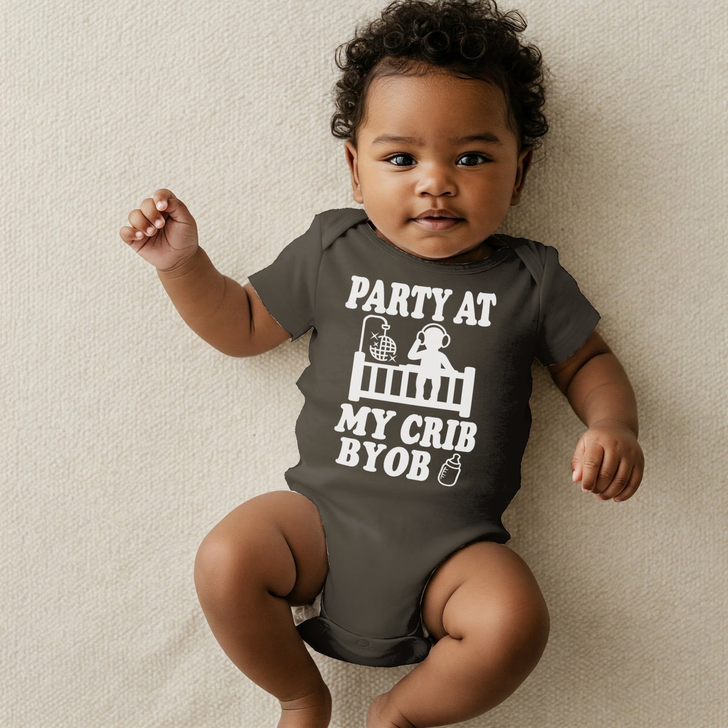 Party At My Crib Onesies & Bodysuits