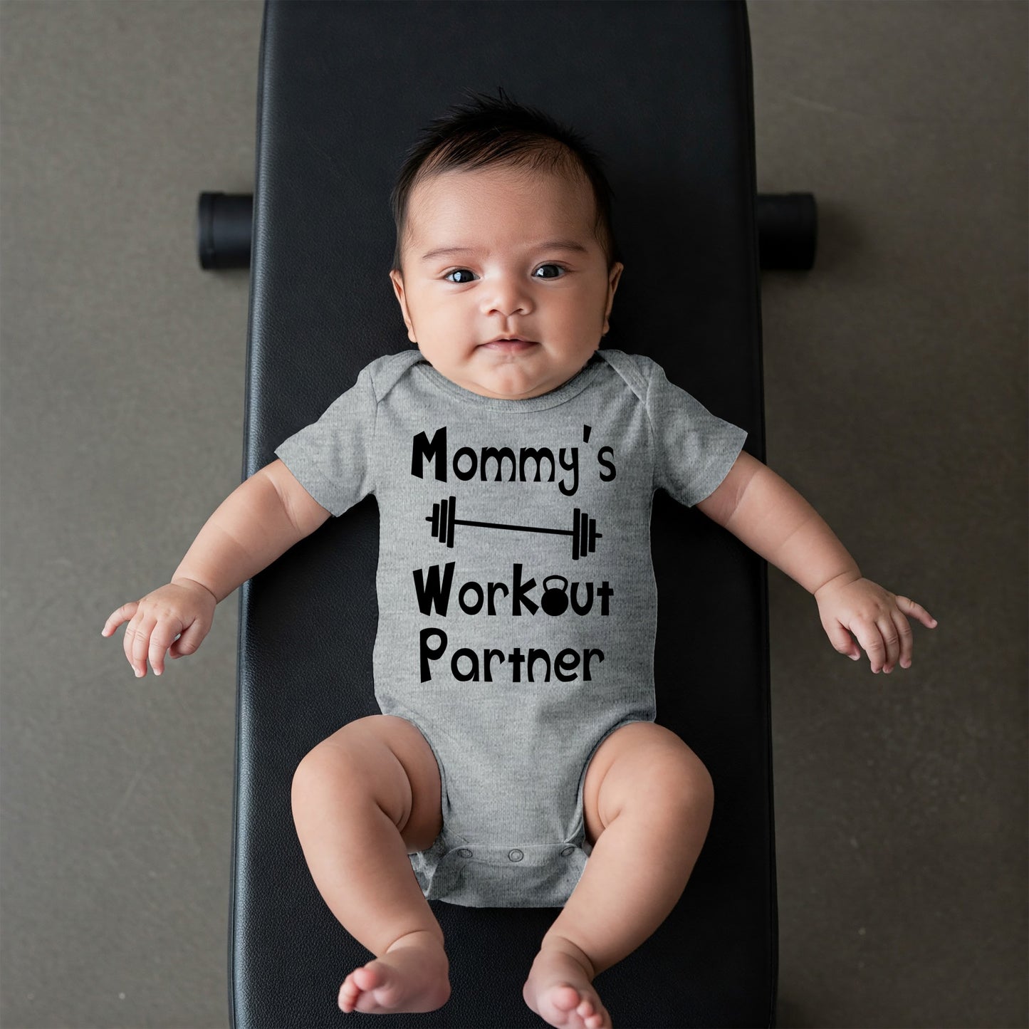Mommy's Workout Partner Onesies & Bodysuits