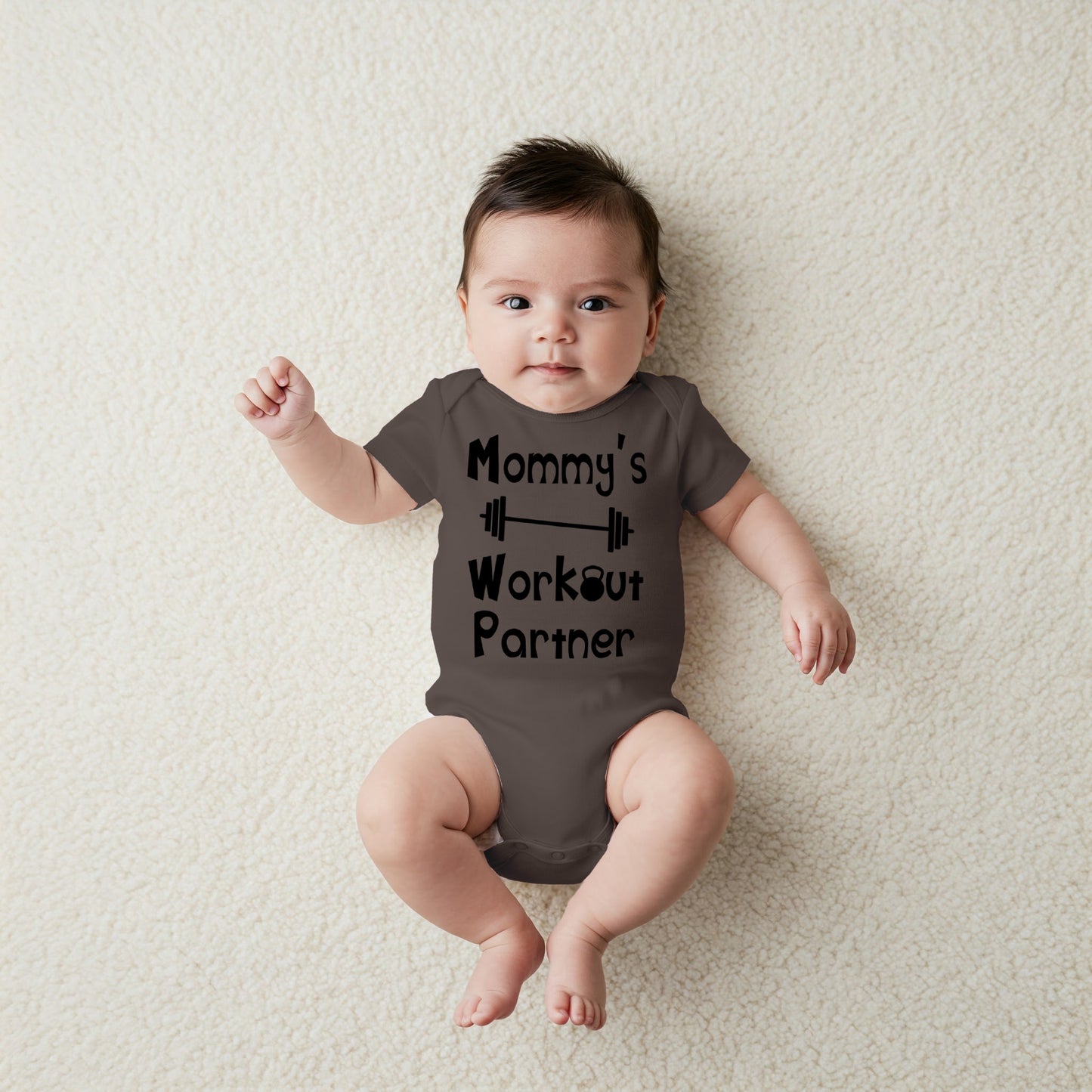 Mommy's Workout Partner Onesies & Bodysuits
