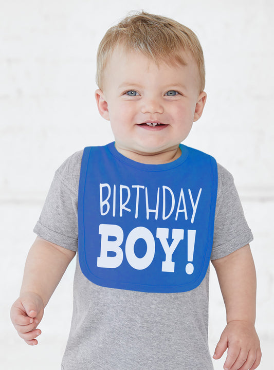 Birthday Boy First Birthday Smash Cake Bib