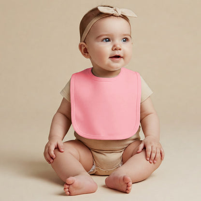 Aidens Corner Organic Cotton Baby Bibs | Pink