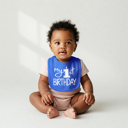 My First Birthday Smash Cake Bib