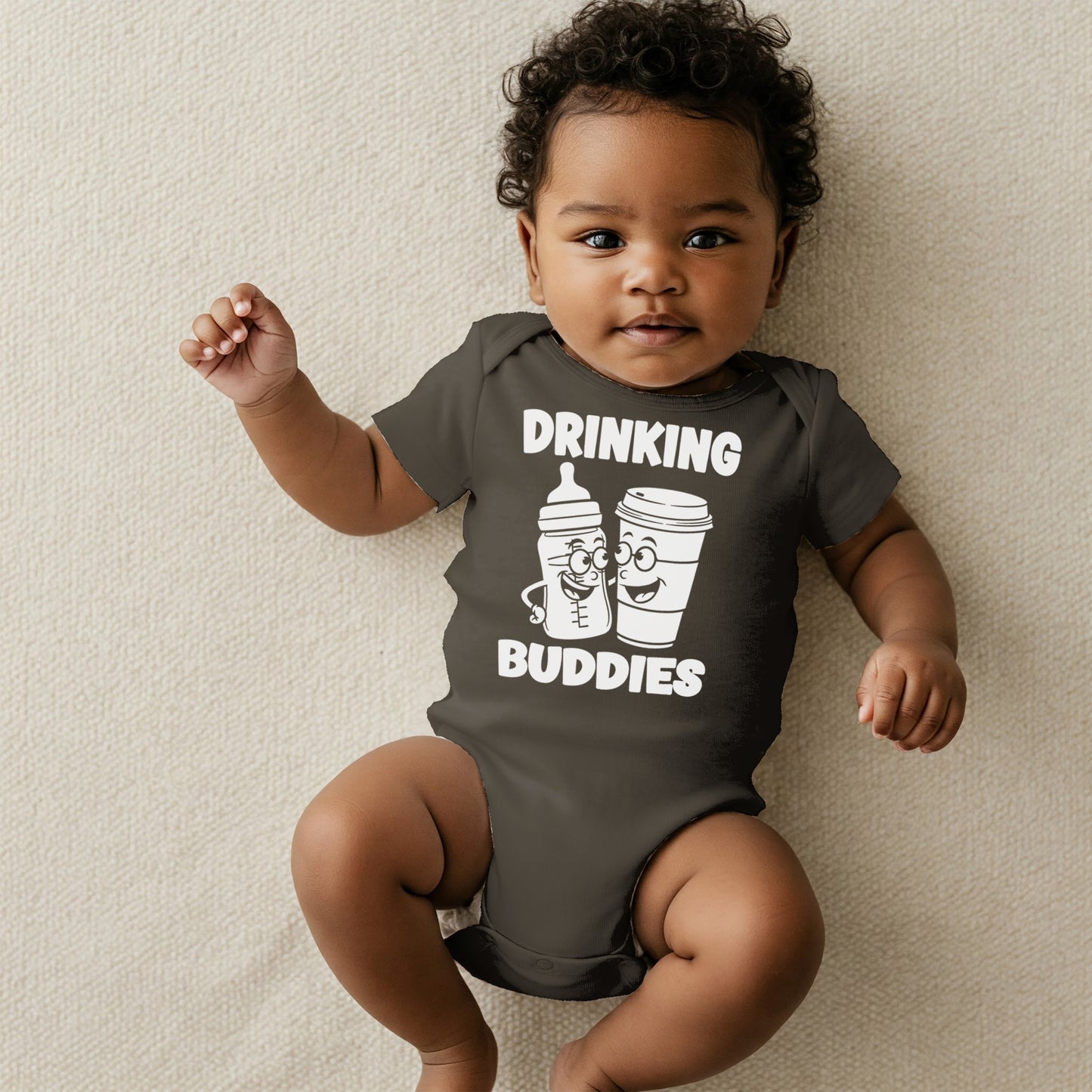 New Drinking Buddies Coffee Onesies & Bodysuits