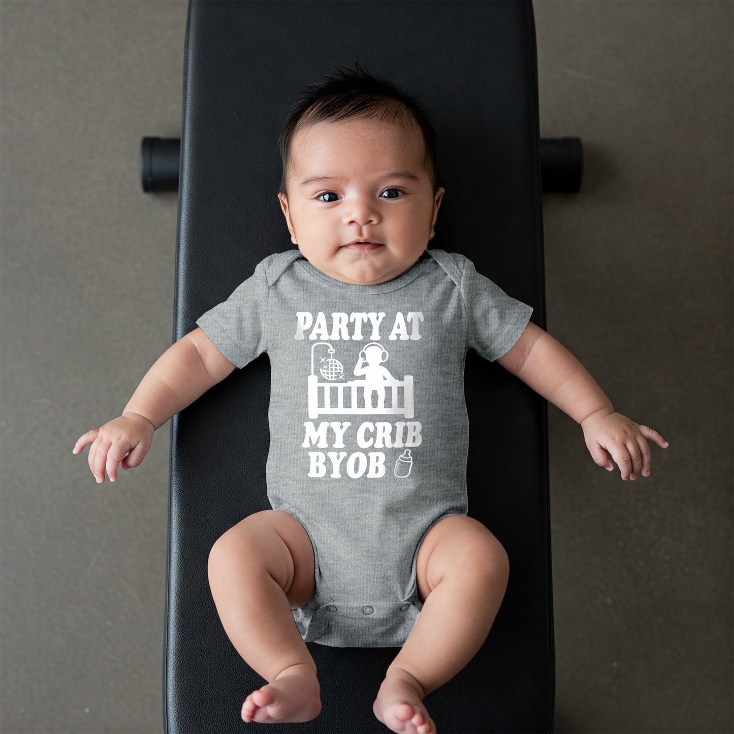 Party At My Crib Onesies & Bodysuits