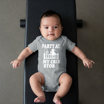 Party At My Crib Onesies & Bodysuits