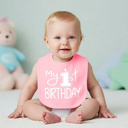 My First Birthday Smash Cake Bib