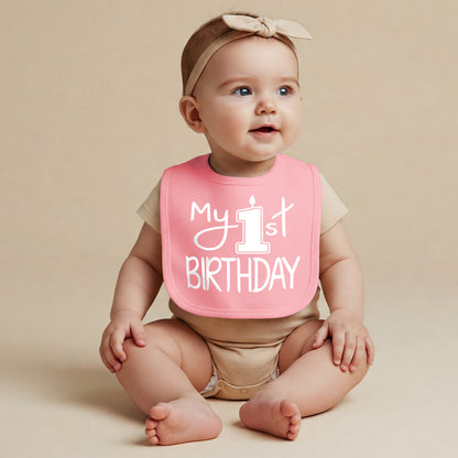 My First Birthday Smash Cake Bib