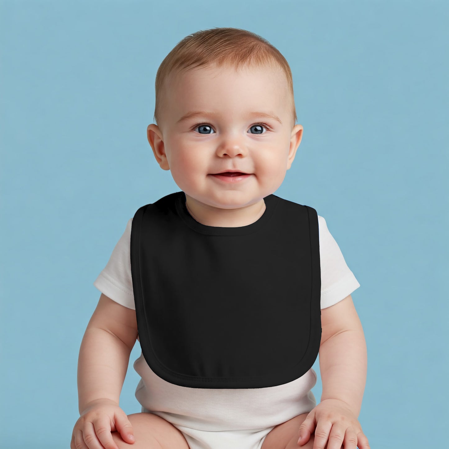 Aidens Corner Organic Cotton Baby Bibs | Black