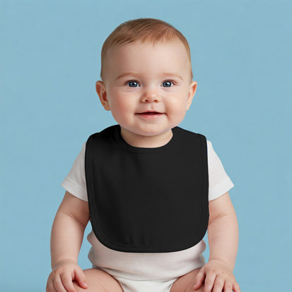 Aidens Corner Organic Cotton Baby Bibs | Black
