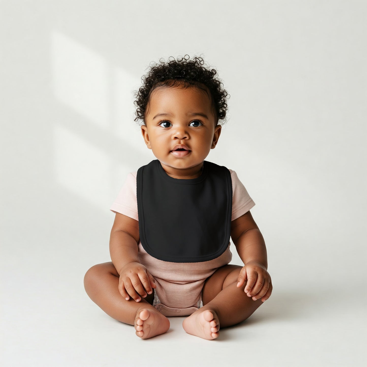 Aidens Corner Organic Cotton Baby Bibs | Black