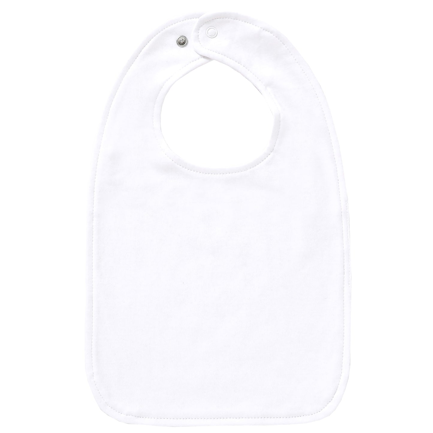 Aidens Corner Organic Cotton Baby Bibs | White