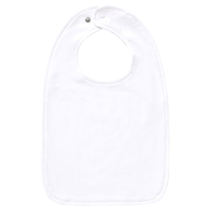 Aidens Corner Organic Cotton Baby Bibs | White