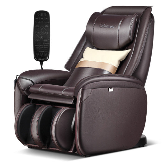 Soothe 26 - Full Body Zero Gravity Massage Chair with Pillow-Brown