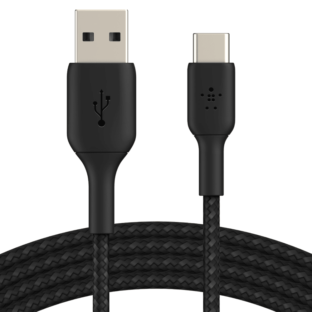 Belkin Boost Up Charge USB A to USB C Braided Cable 3ft Black by Belkin