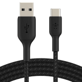 Belkin Boost Up Charge USB A to USB C Braided Cable 3ft Black by Belkin