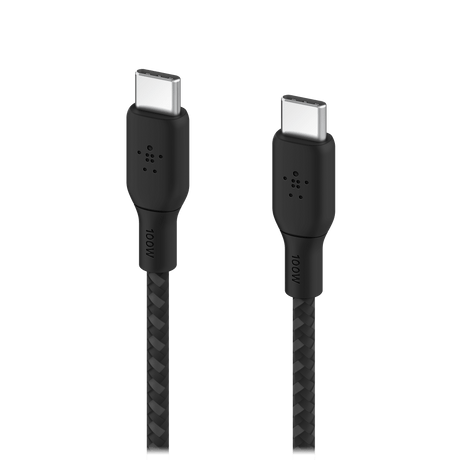 Belkin Braided 100W USB C 2.0 to USB C 2.0 Cable 2m by Belkin