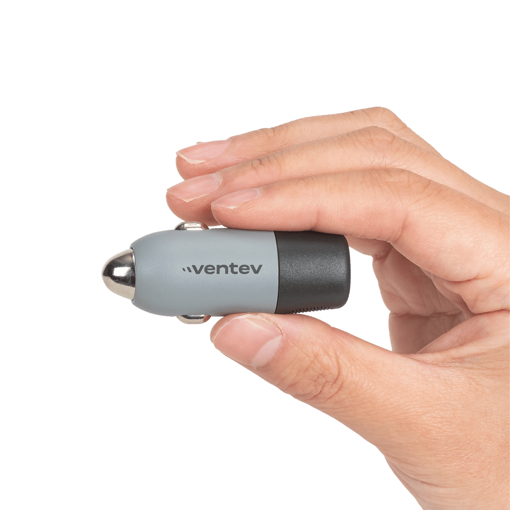 Ventev 12W USB-A Car Charger Gray by Ventev