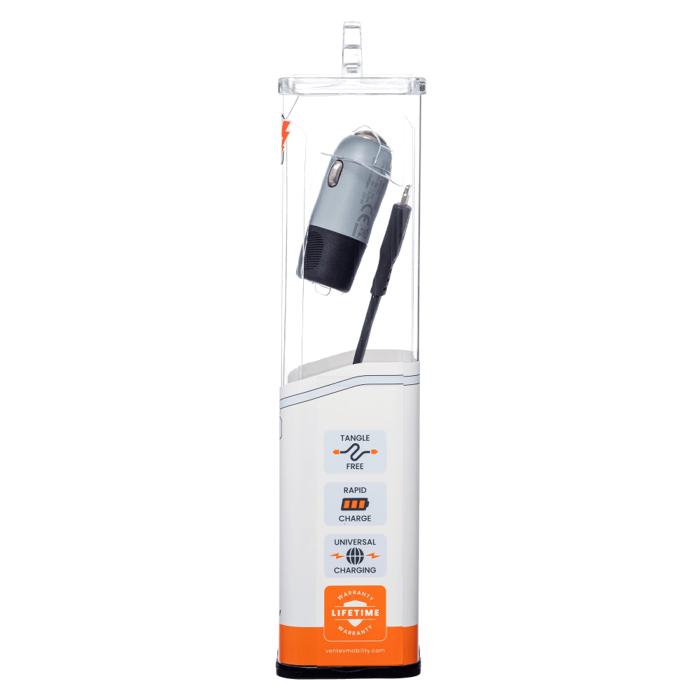 Ventev 20W USB C PD Car Charger and C to Apple Lightning Cable by Ventev