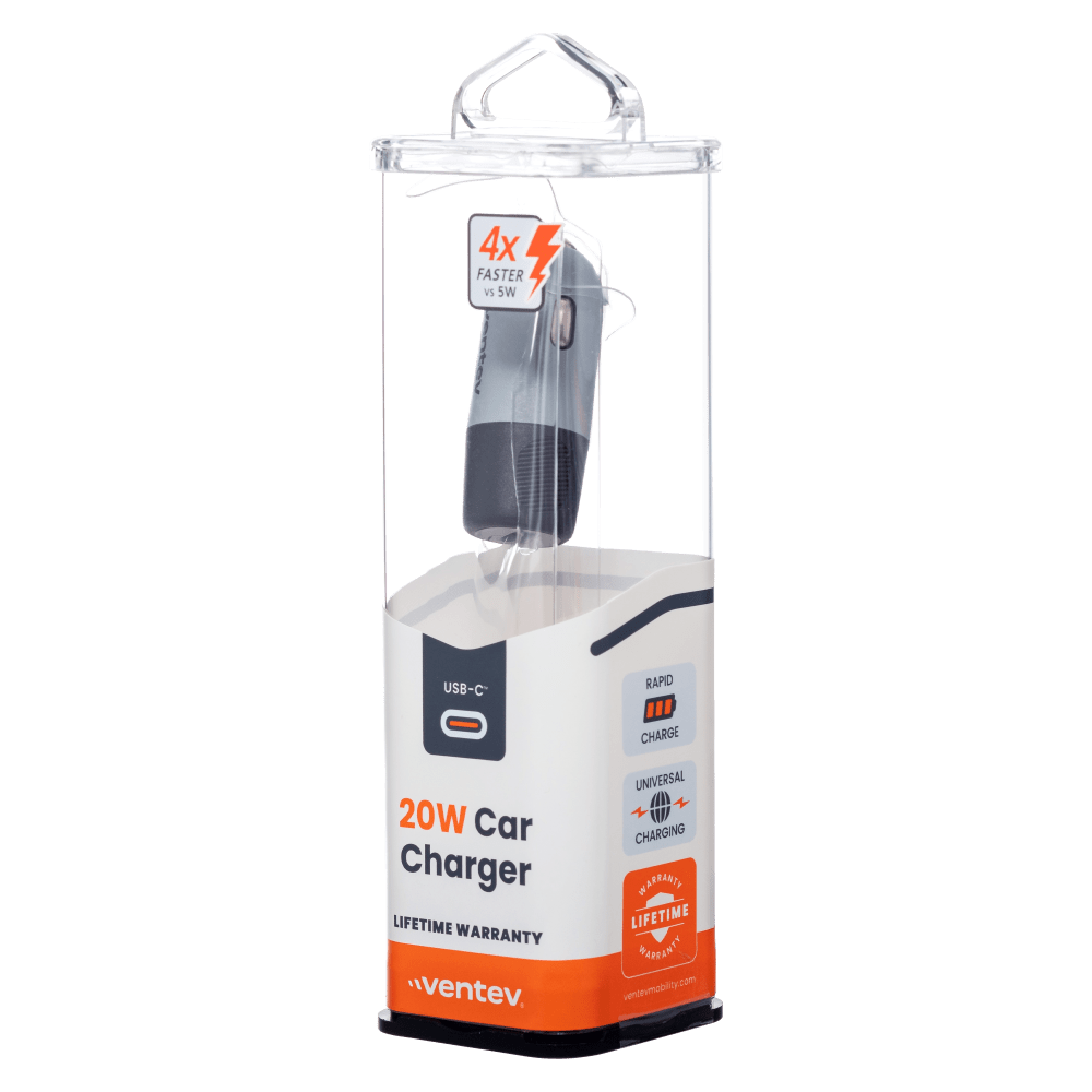 Ventev 20W USB-C PD Car Charger by Ventev