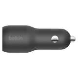 Belkin Boost Up Charge Dual Port USB A PD Car Charger 37W with PPS by Belkin