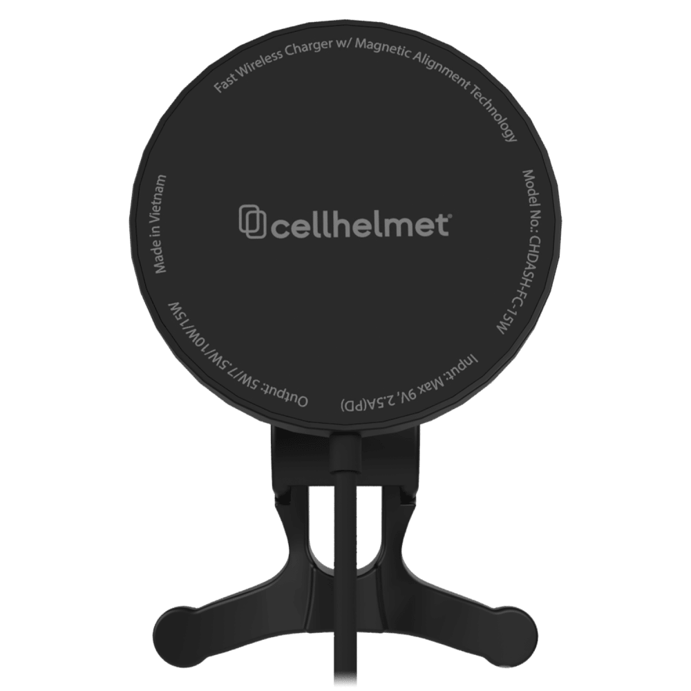 Cellhelmet Car Vent Mount with Fast Wireless Charging Pad 15W by Cellhelmet