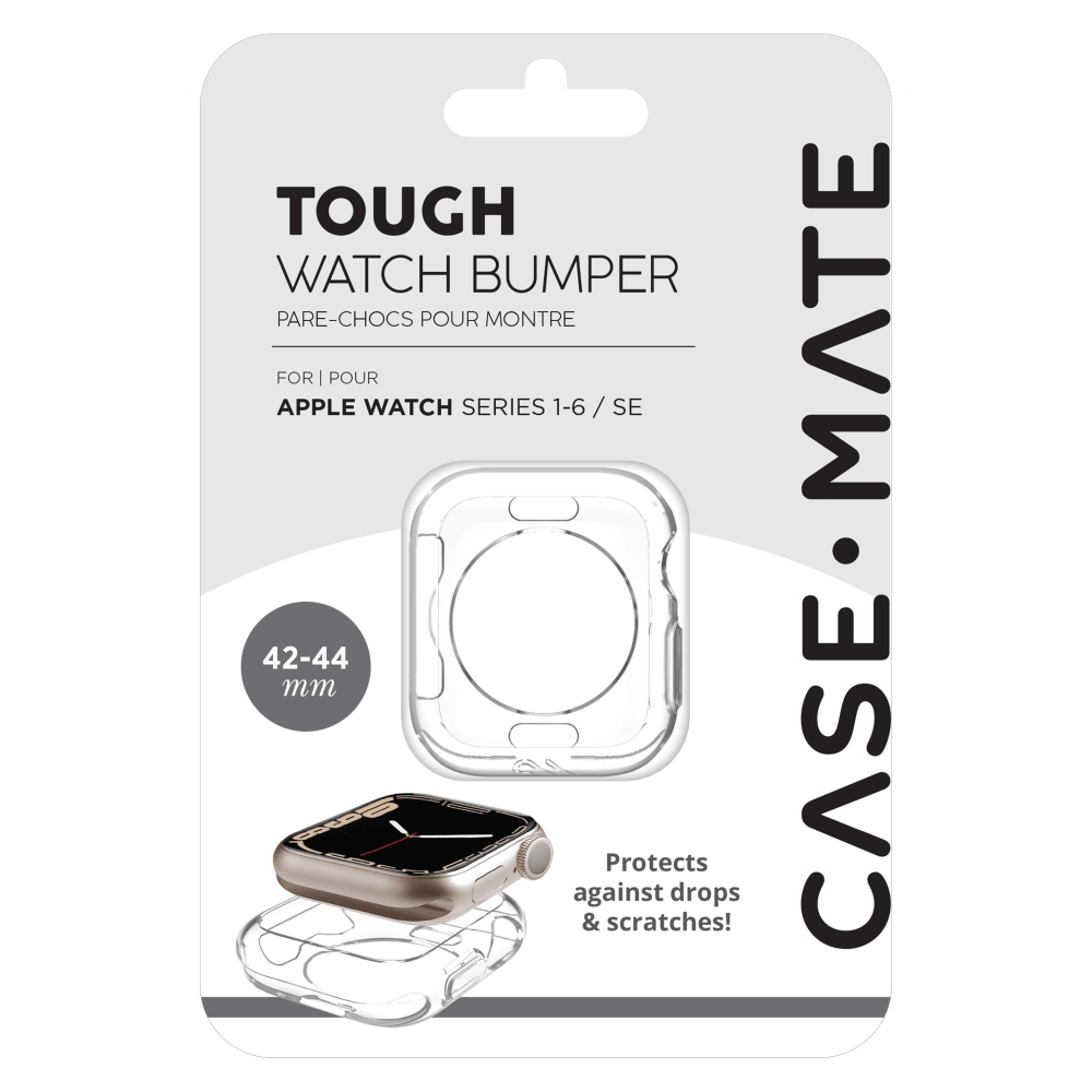 Case-Mate Tough Clear Bumper Case for Apple Watch 42mm / 44mm Clear by Case-Mate