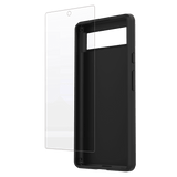 Case-Mate Protection Pack Tough Case and Glass Screen Protector for Google Pixel 6a Black by Case-Mate