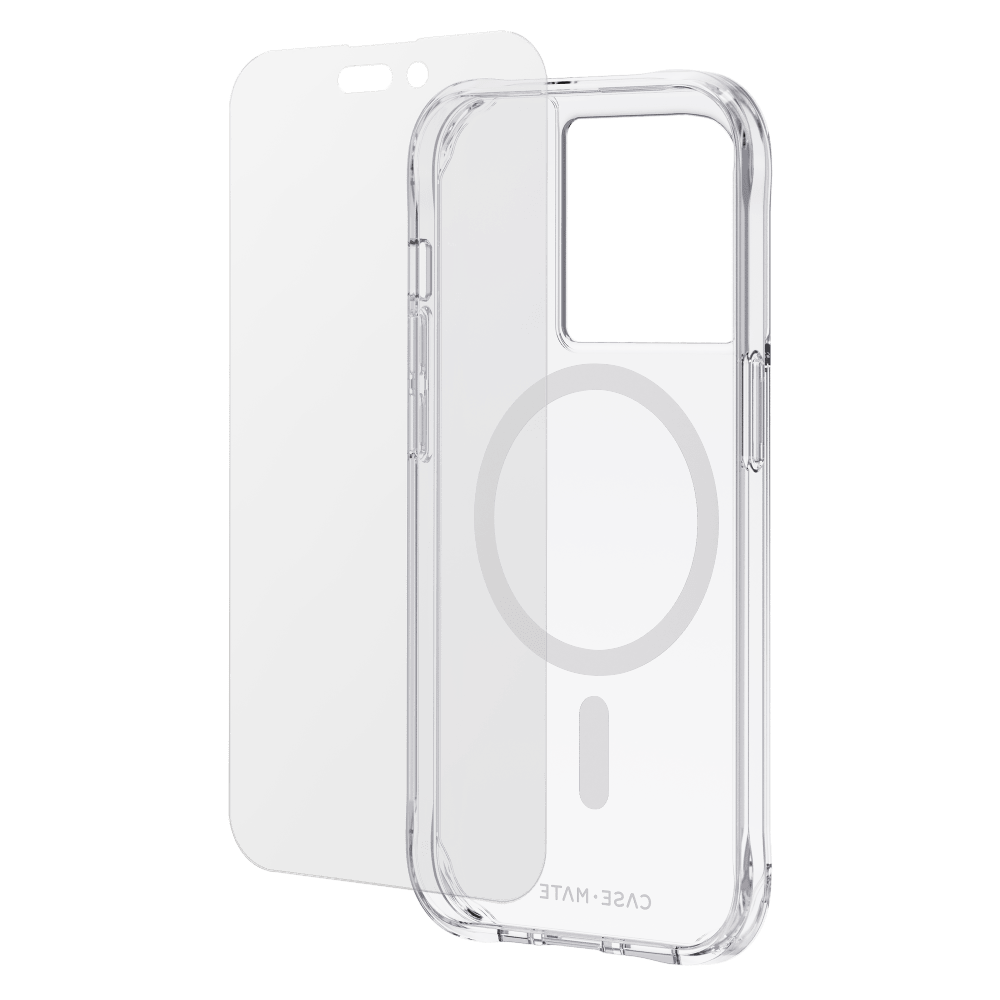 Case-Mate Protection Pack MagSafe Case and Glass Screen Protector for Apple iPhone 14 Pro by Case-Mate