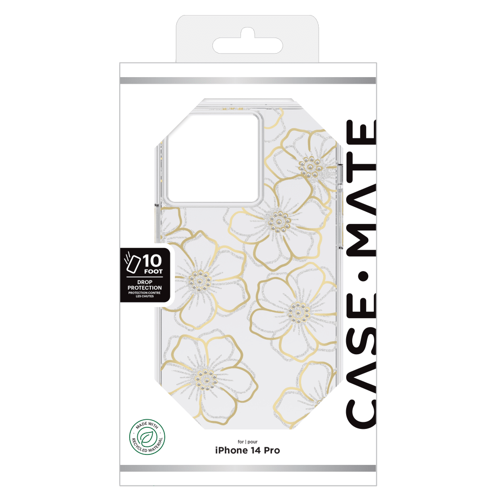 Case-Mate Floral Gems Case for Apple iPhone 14 Pro by Case-Mate