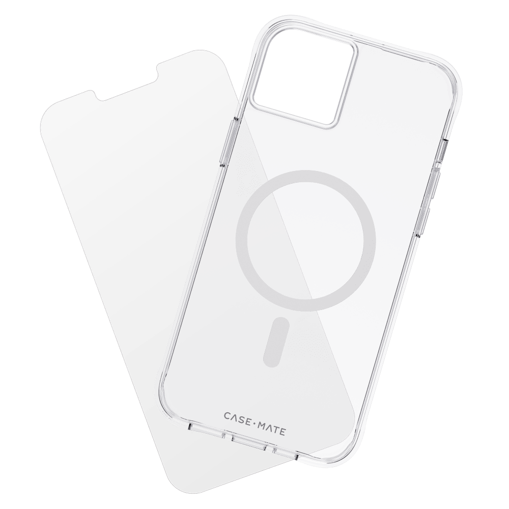 Case-Mate Protection Pack MagSafe Case and Glass Screen Protector for Apple iPhone 14 Plus by Case-Mate