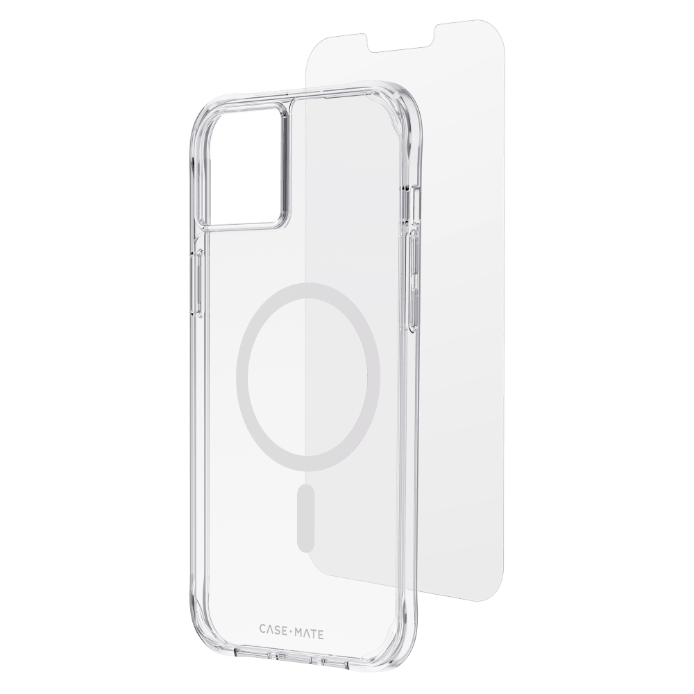 Case-Mate Protection Pack MagSafe Case and Glass Screen Protector for Apple iPhone 14 Plus by Case-Mate