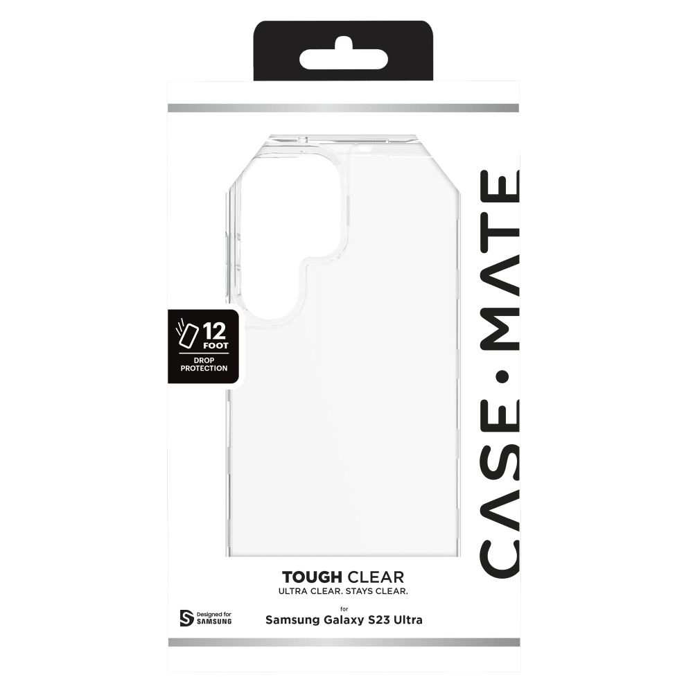 Case-Mate Tough Case for Samsung Galaxy S23 Ultra- Clear by Case-Mate