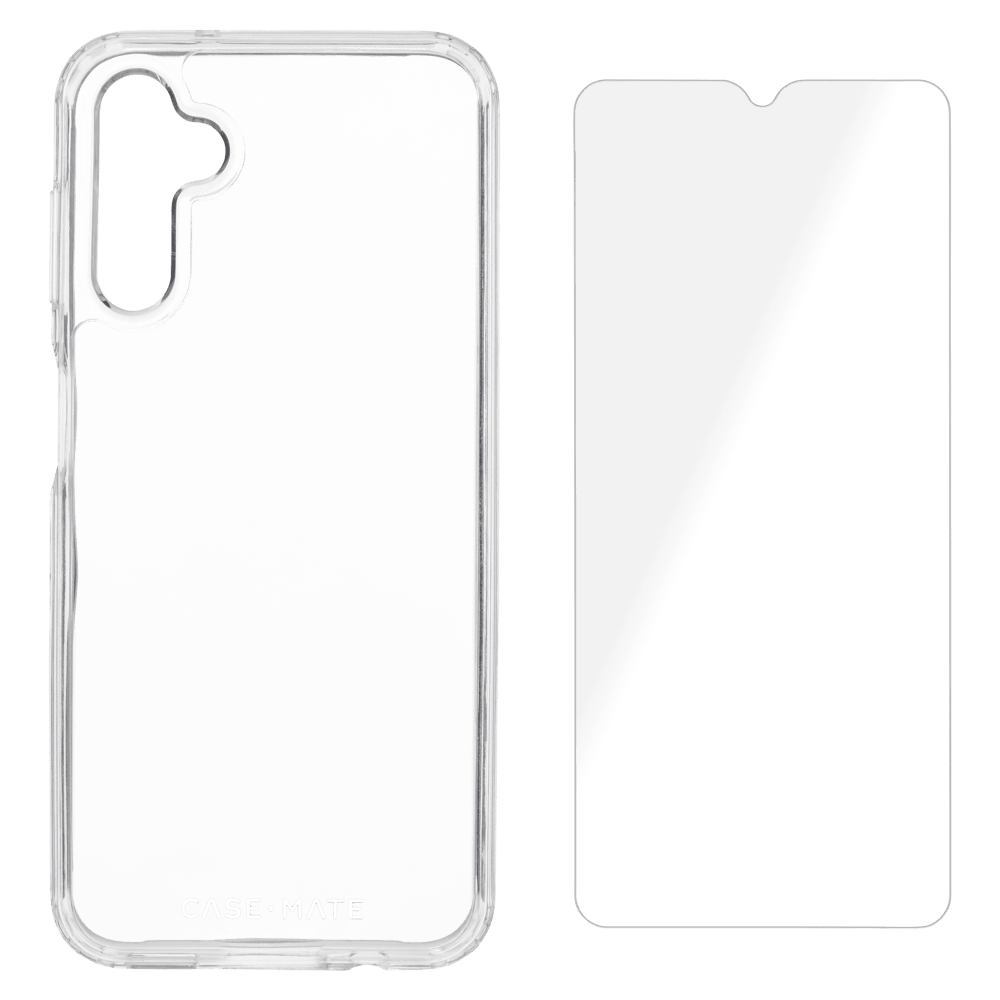 Case-Mate Protection Pack Tough Case and Glass Screen Protector for Samsung Galaxy A14 5G by Case-Mate