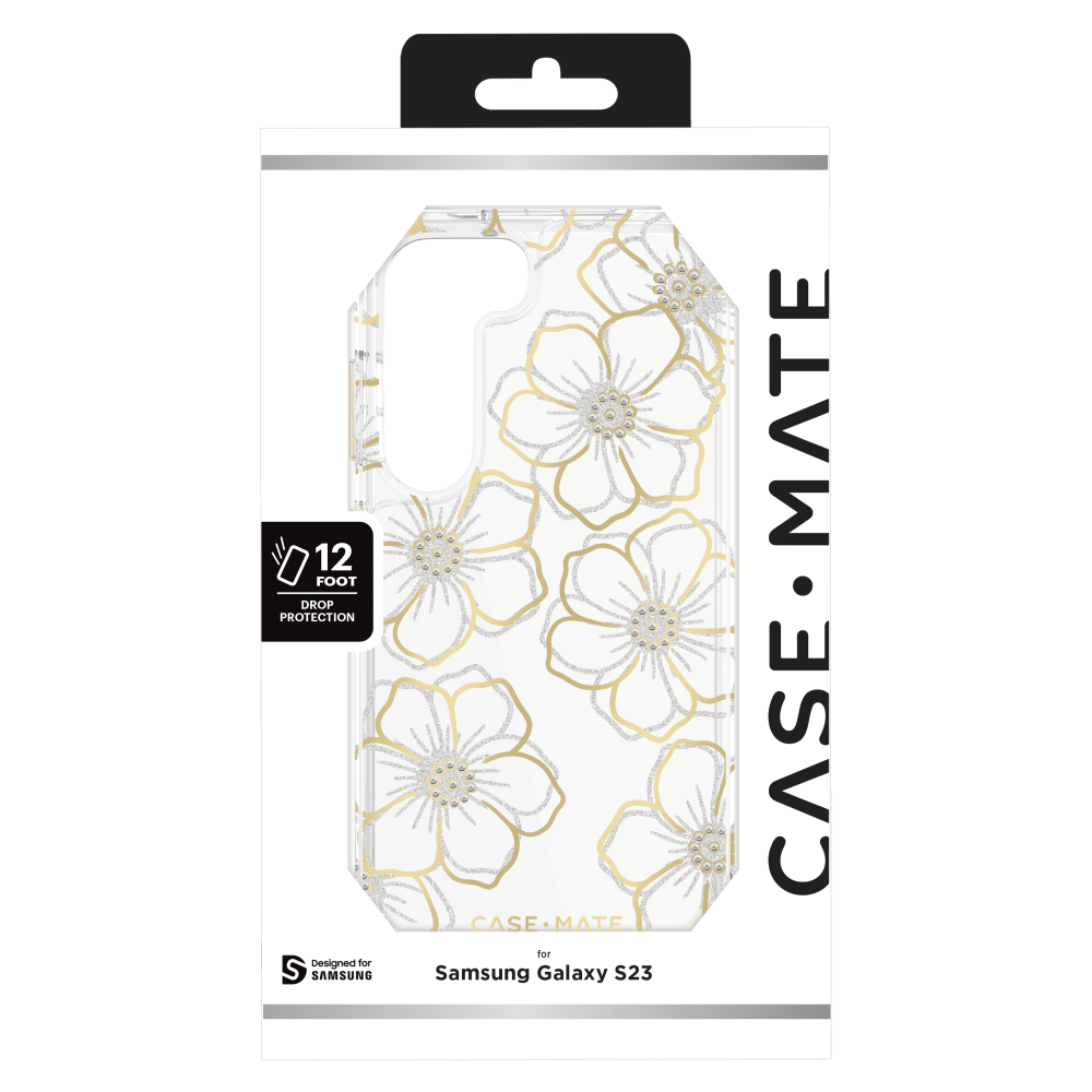 Case-Mate Floral Gems Case for Samsung Galaxy S23 by Case-Mate