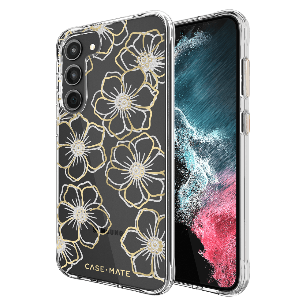 Case-Mate Floral Gems Case for Samsung Galaxy S23 Plus by Case-Mate