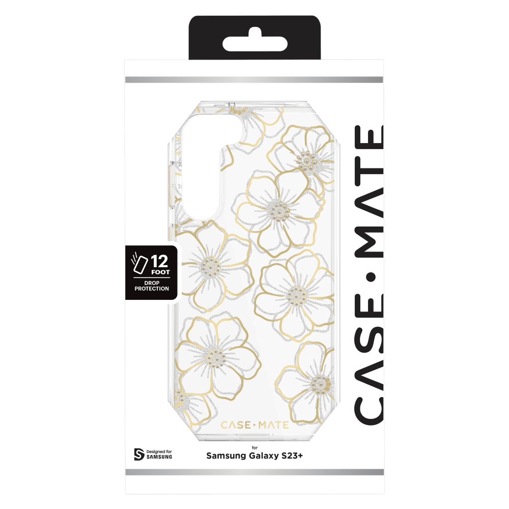 Case-Mate Floral Gems Case for Samsung Galaxy S23 Plus by Case-Mate