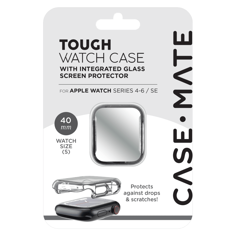 Case-Mate Tough Case with Integrated Glass Screen Protector for Apple Watch 40mm by Case-Mate