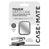 Case-Mate Tough Case with Integrated Glass Screen Protector for Apple Watch 44mm by Case-Mate