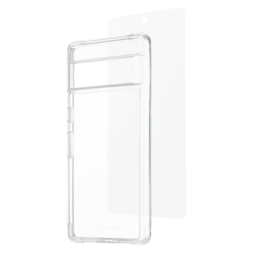 Case-Mate Protection Pack Tough Case and Glass Screen Protector for Google Pixel 7a by Case-Mate