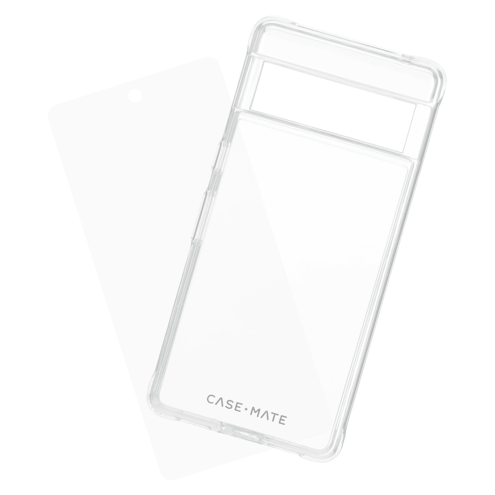 Case-Mate Protection Pack Tough Case and Glass Screen Protector for Google Pixel 7a by Case-Mate